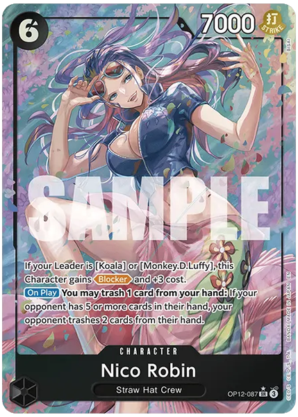 2025 One Piece OP12-Legacy of the Master Nico Robin Alternate Art OP12-087