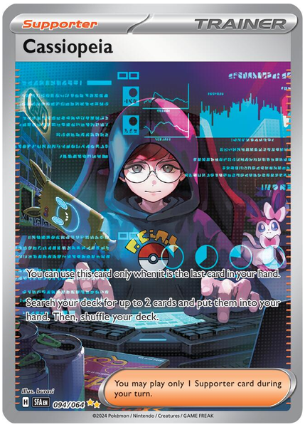 2024 Pokemon Sfa EN-Shrouded Fable Cassiopeia Special Illustration Rare 094/064