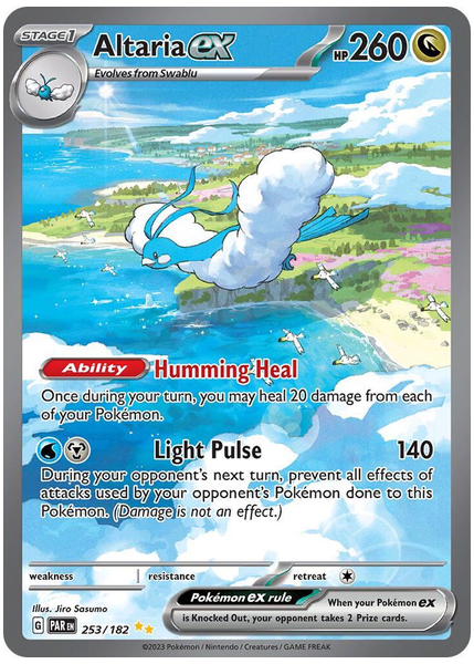 2023 Pokemon Par EN-Paradox Rift Altaria EX Special Illustration Rare 253/182
