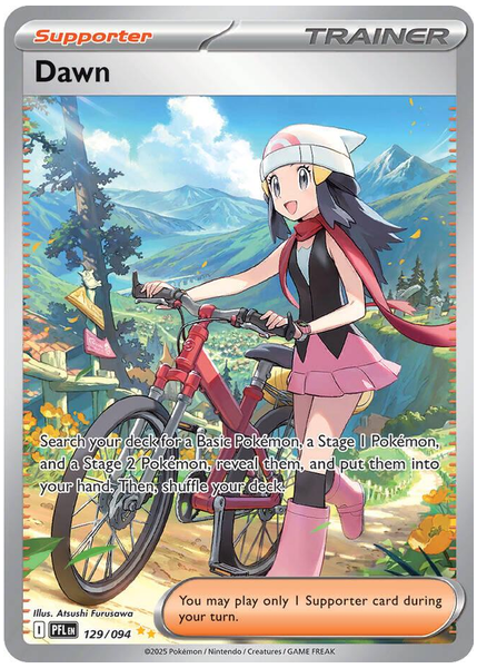 2025 Pokemon Pfl EN-Phantasmal Flames Dawn Special Illustration Rare 129/094