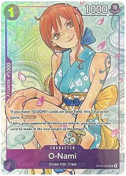 2025 One Piece Promos O-Nami Illustration Box Vol.1 OP05-062