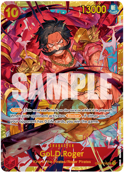 2024 One Piece OP09-Emperors in the New World Gol D. Roger Base OP09-118