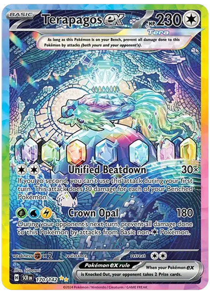 2024 Pokemon Scr EN-Stellar Crown Terapagos EX Special Illustration Rare 170/142