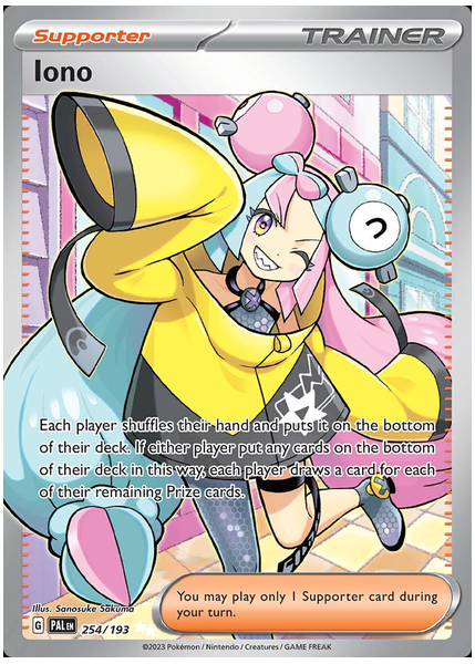 2023 Pokemon Pal EN-Paldea Evolved Iono Ultra Rare 254/193