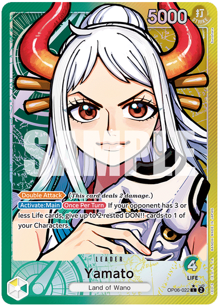 2024 One Piece OP06-Wings of the Captain Yamato Alternate Art OP06-022
