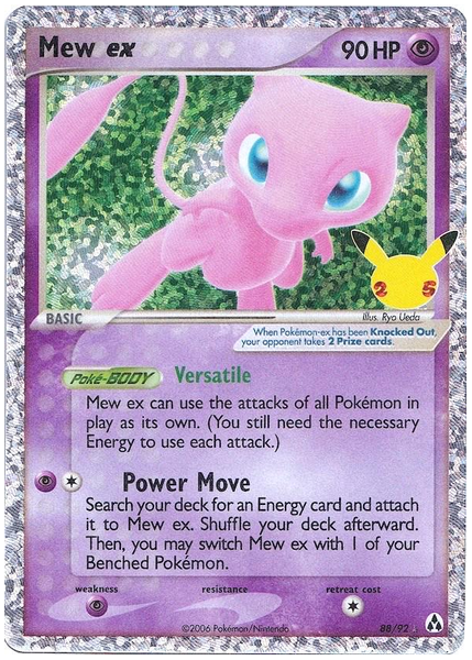 2021 Pokemon Celebrations Classic Collection Mew EX-Holo Base 88/92
