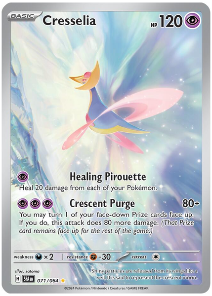 2024 Pokemon Sfa EN-Shrouded Fable Cresselia Illustration Rare 071/064