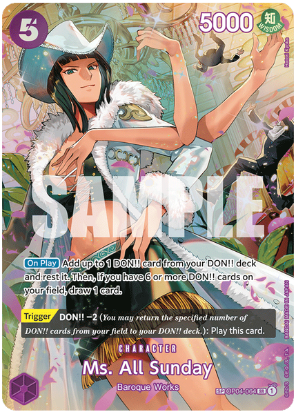 2024 One Piece OP06-Wings of the Captain MS. All Sunday Special Alternate Art OP04-064