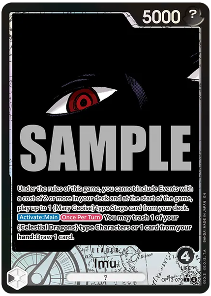 2025 One Piece OP13-Carrying on His Will Imu Alternate Art OP13-079