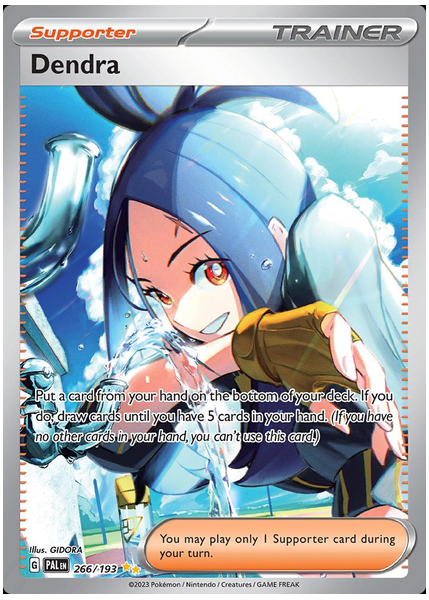 2023 Pokemon Pal EN-Paldea Evolved Dendra Special Illustration Rare 266/193