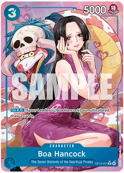 2025 One Piece OP13-Carrying on His Will Boa Hancock Alternate Art OP13-051
