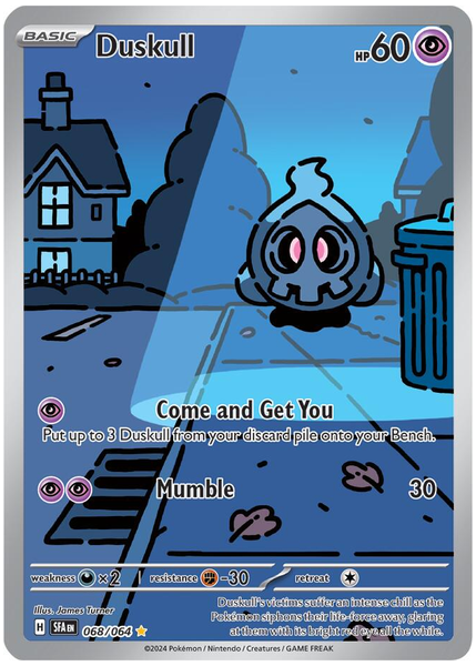 2024 Pokemon Sfa EN-Shrouded Fable Duskull Illustration Rare 068/064