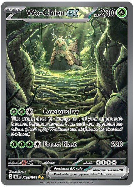 2023 Pokemon Pal EN-Paldea Evolved WO-Chien EX Special Illustration Rare 257/193