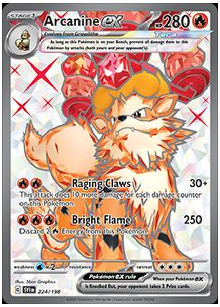 2023 Pokemon Svi EN-Scarlet & Violet Arcanine EX Ultra Rare 224/198