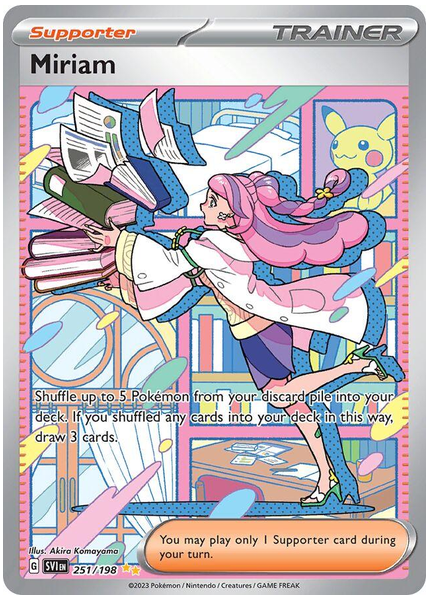 2023 Pokemon Svi EN-Scarlet & Violet Miriam Special Illustration Rare 251/198