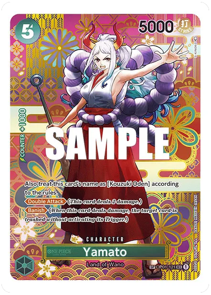 2023 One Piece OP05-Awakening of the New Era Yamato Special Alternate Art OP01-121