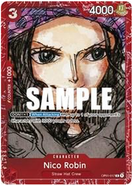 2023 One Piece Premium Card Collection -One Piece Film Red- Nico Robin Base OP01-017
