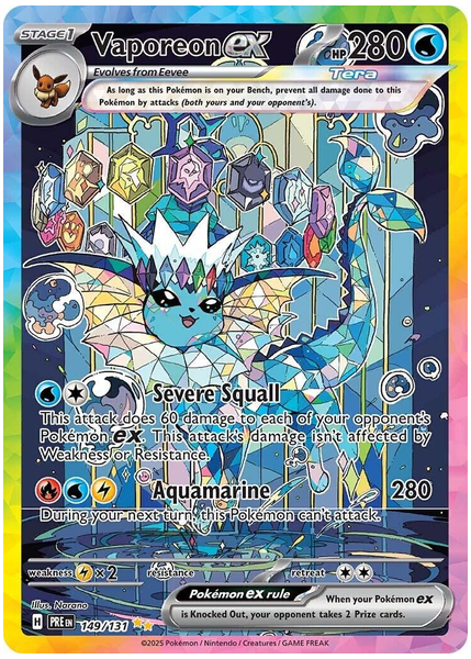 シャワーズex SAR プリズマティック 149/131